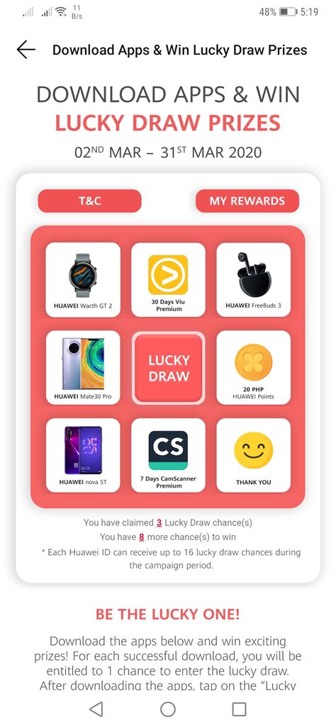 [AppGallery] Download App & Win Lucky Draw Prizes March .